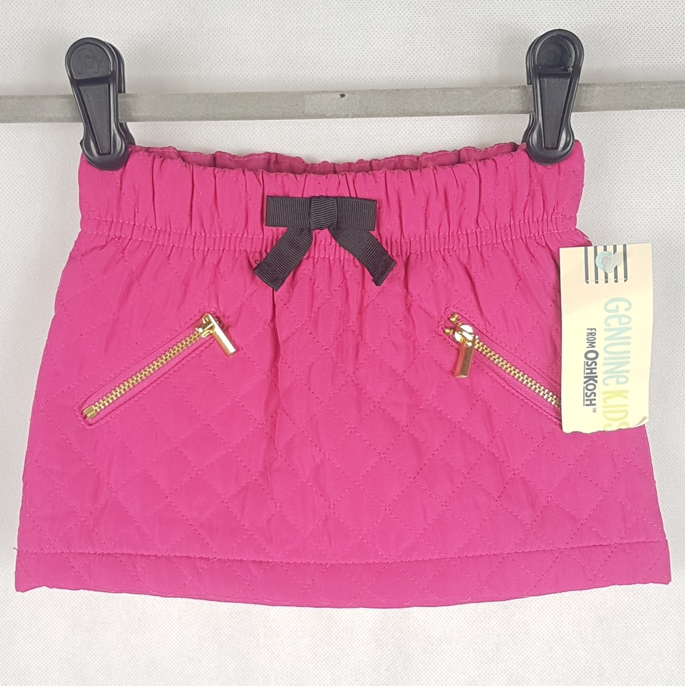 NWT OshKosh Infant Girls Vivid Pink Skirt 12 Month